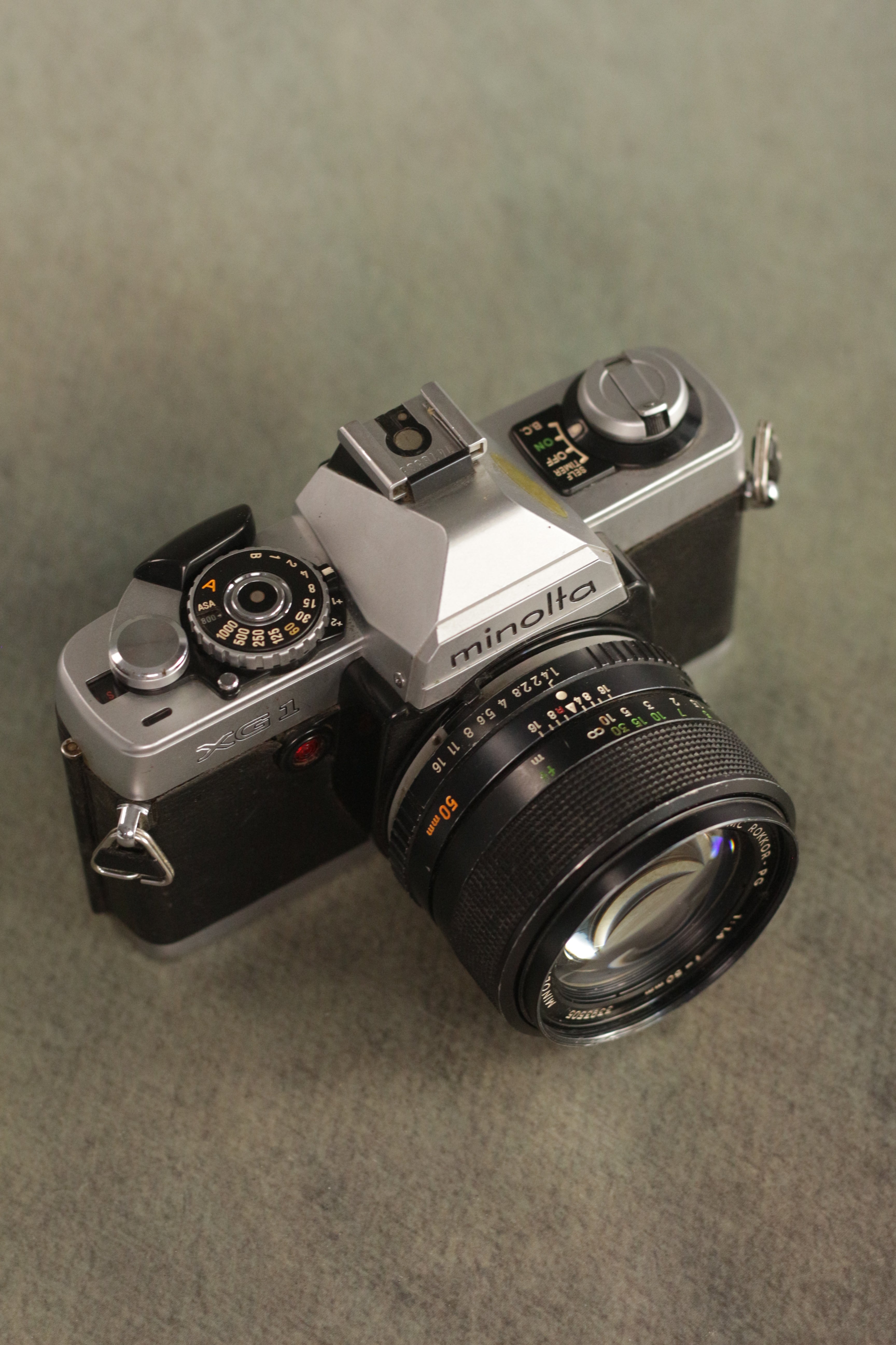 Minolta XG-1 + Minolta MC Rokkor-PG 50mm F1.4