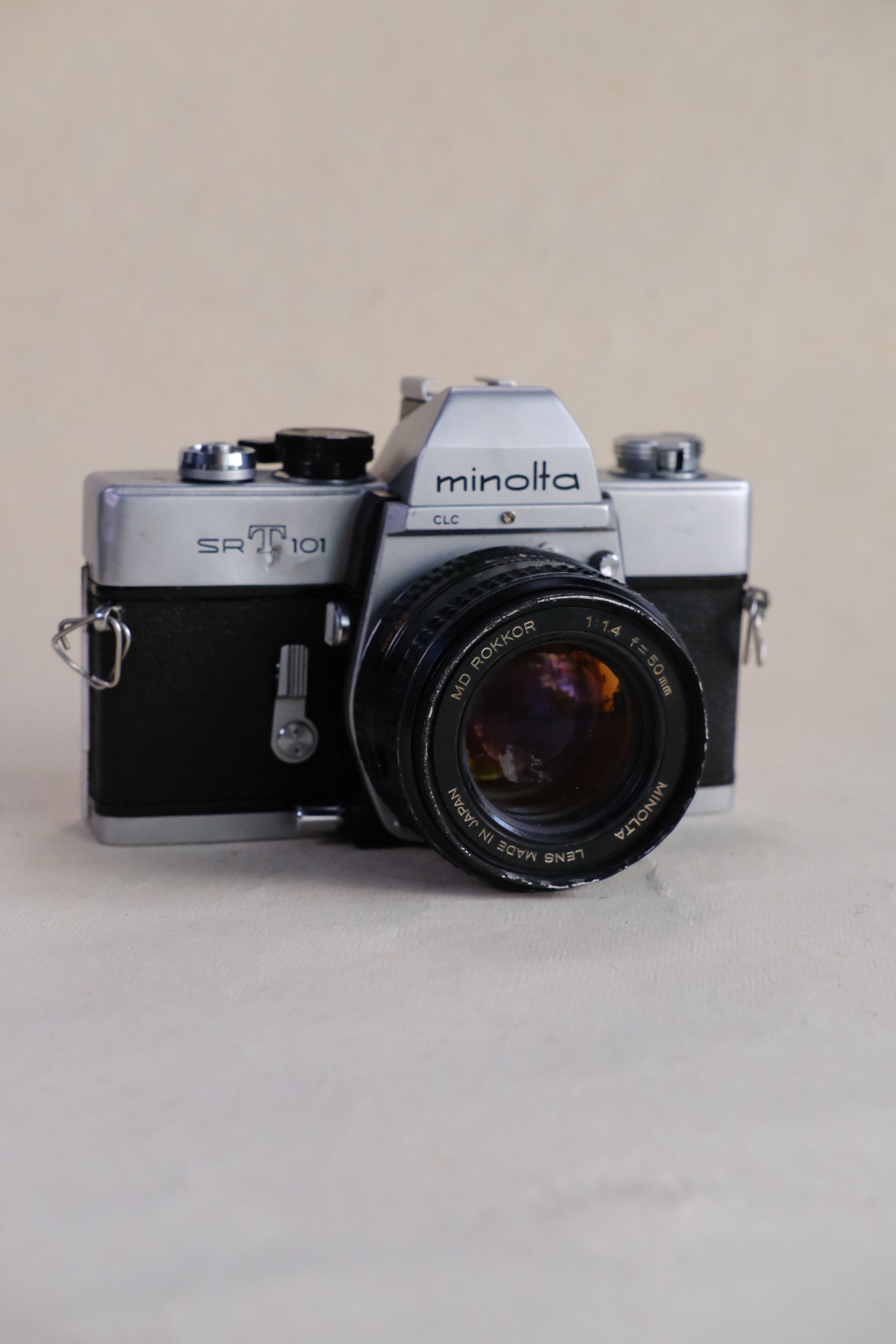 Minolta SRT101 + Rokkor 50mm f/1.4