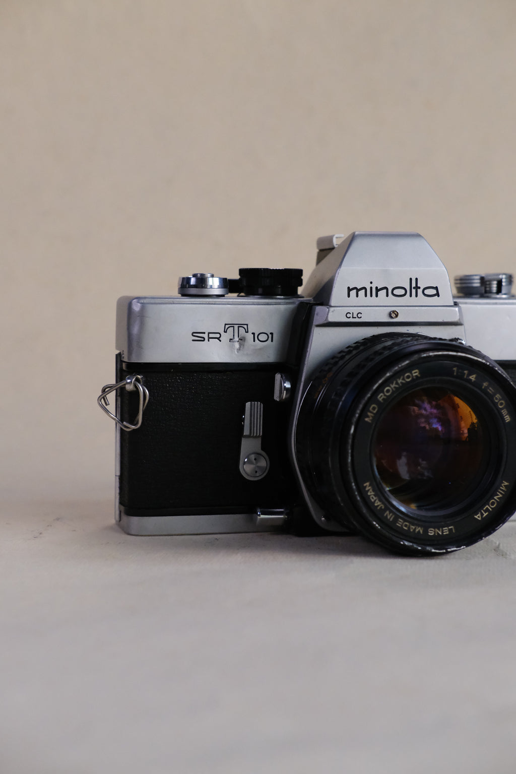 Minolta SRT101 + Rokkor 50mm f/1.4