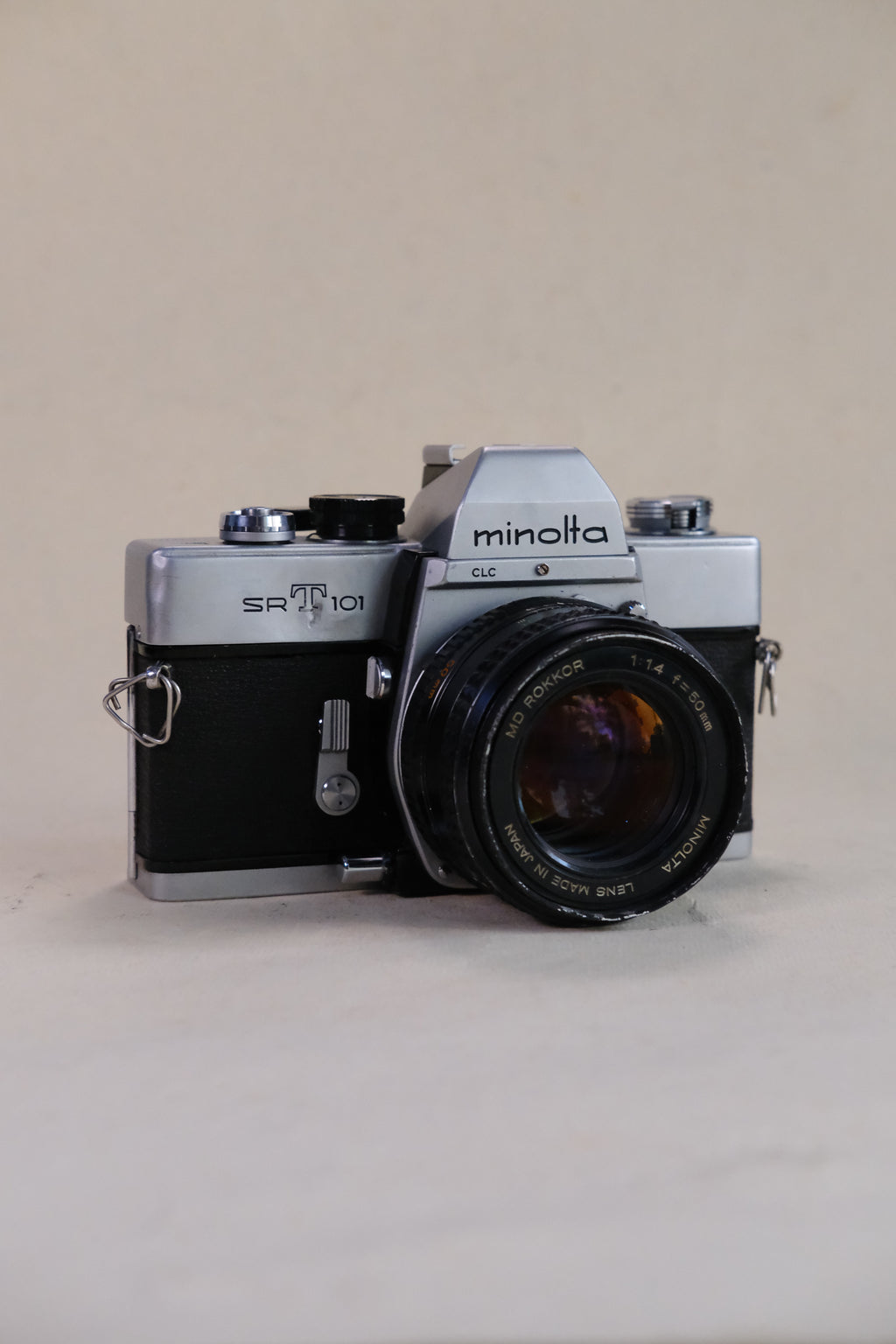 Minolta SRT101 + Rokkor 50mm f/1.4