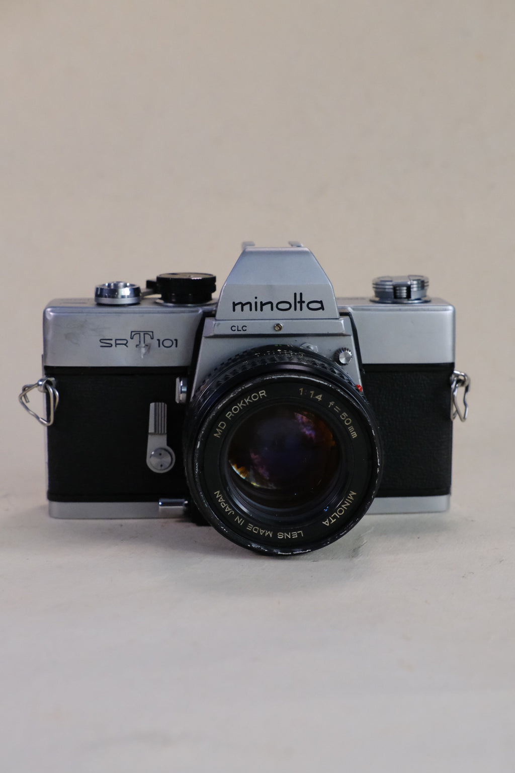 Minolta SRT101 + Rokkor 50mm f/1.4