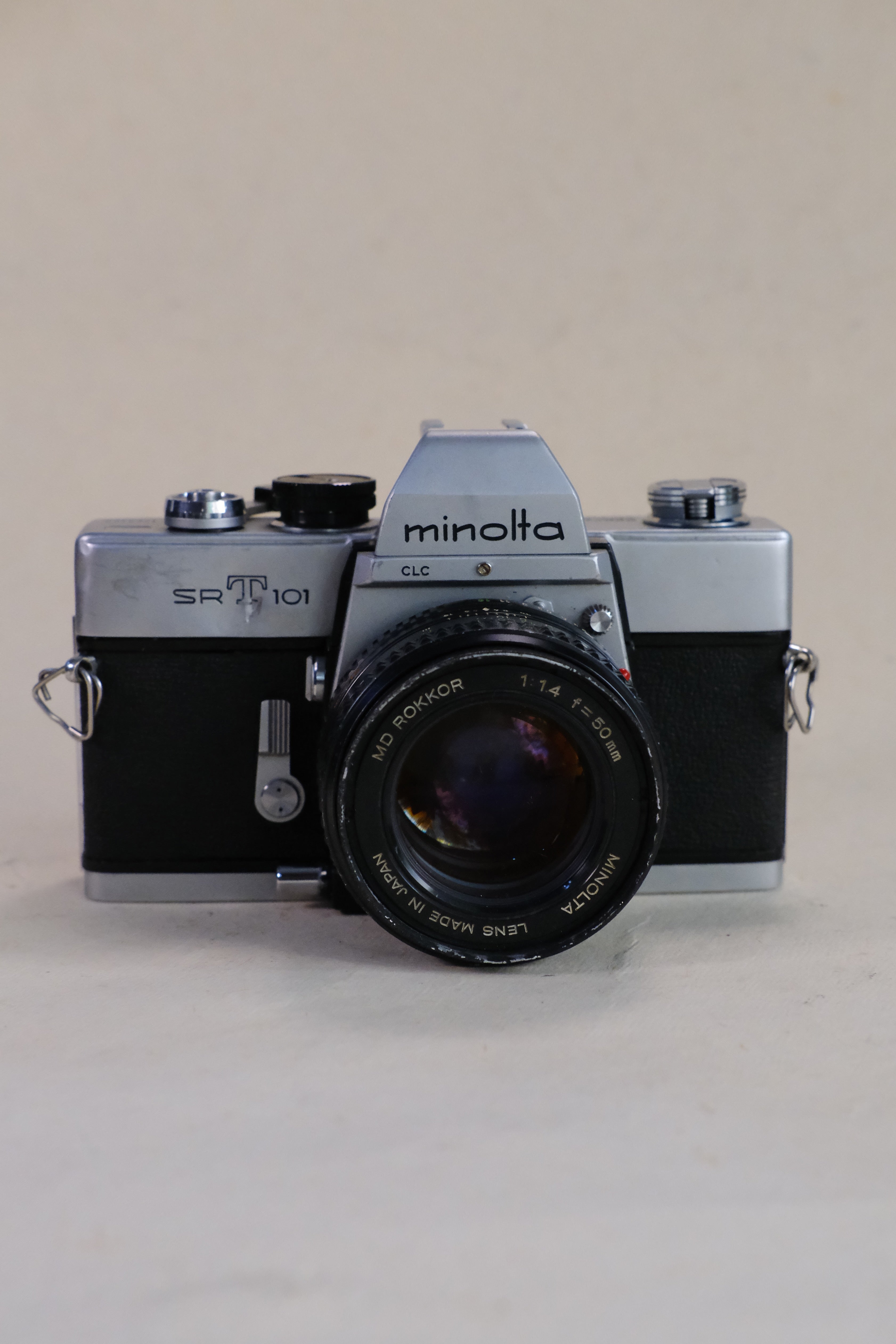 Minolta SRT101 + Rokkor 50mm f/1.4