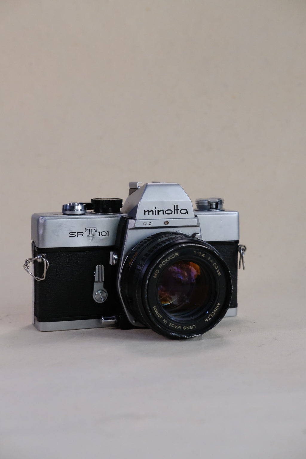 Minolta SRT101 + Rokkor 50mm f/1.4