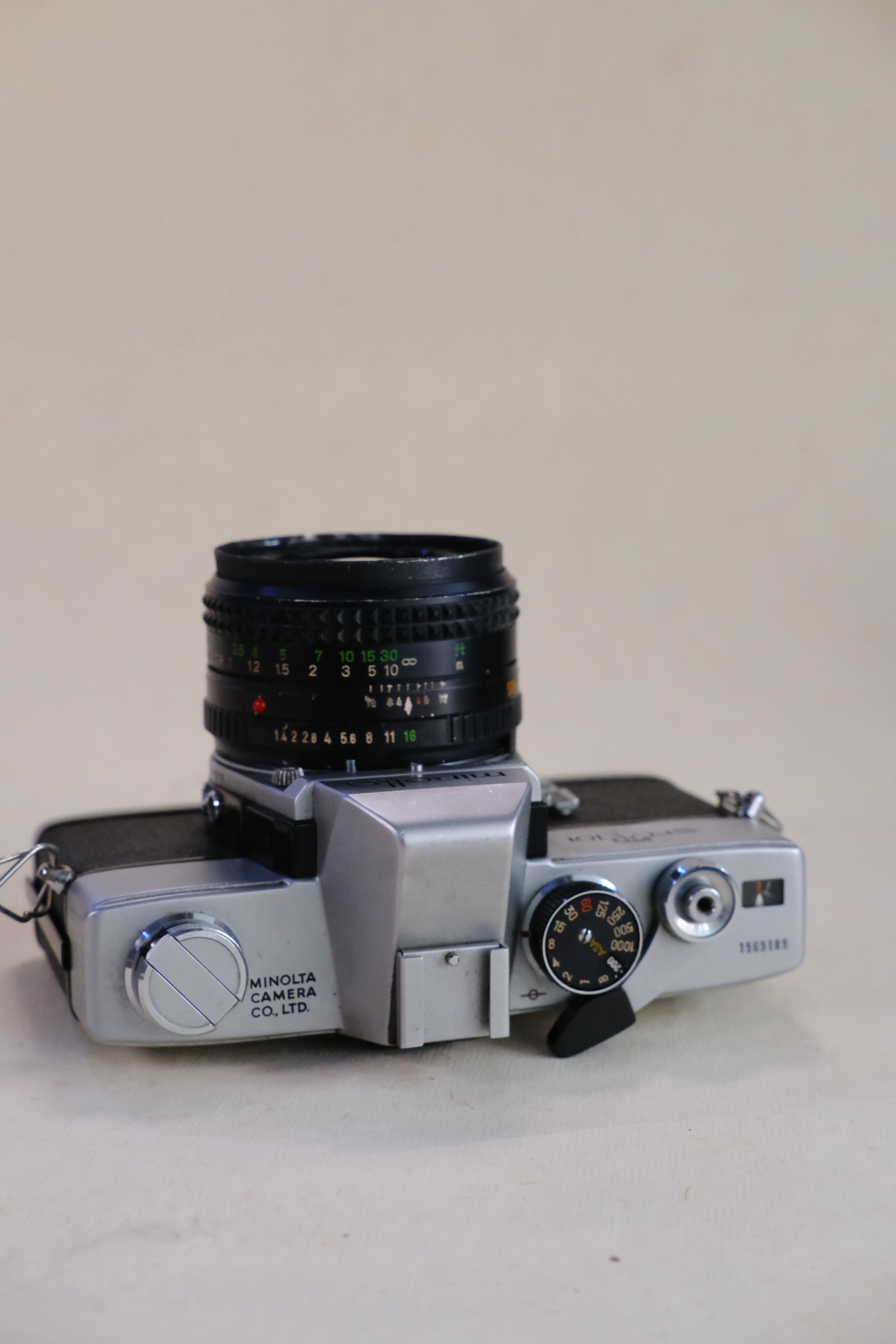 Minolta SRT101 + Rokkor 50mm f/1.4
