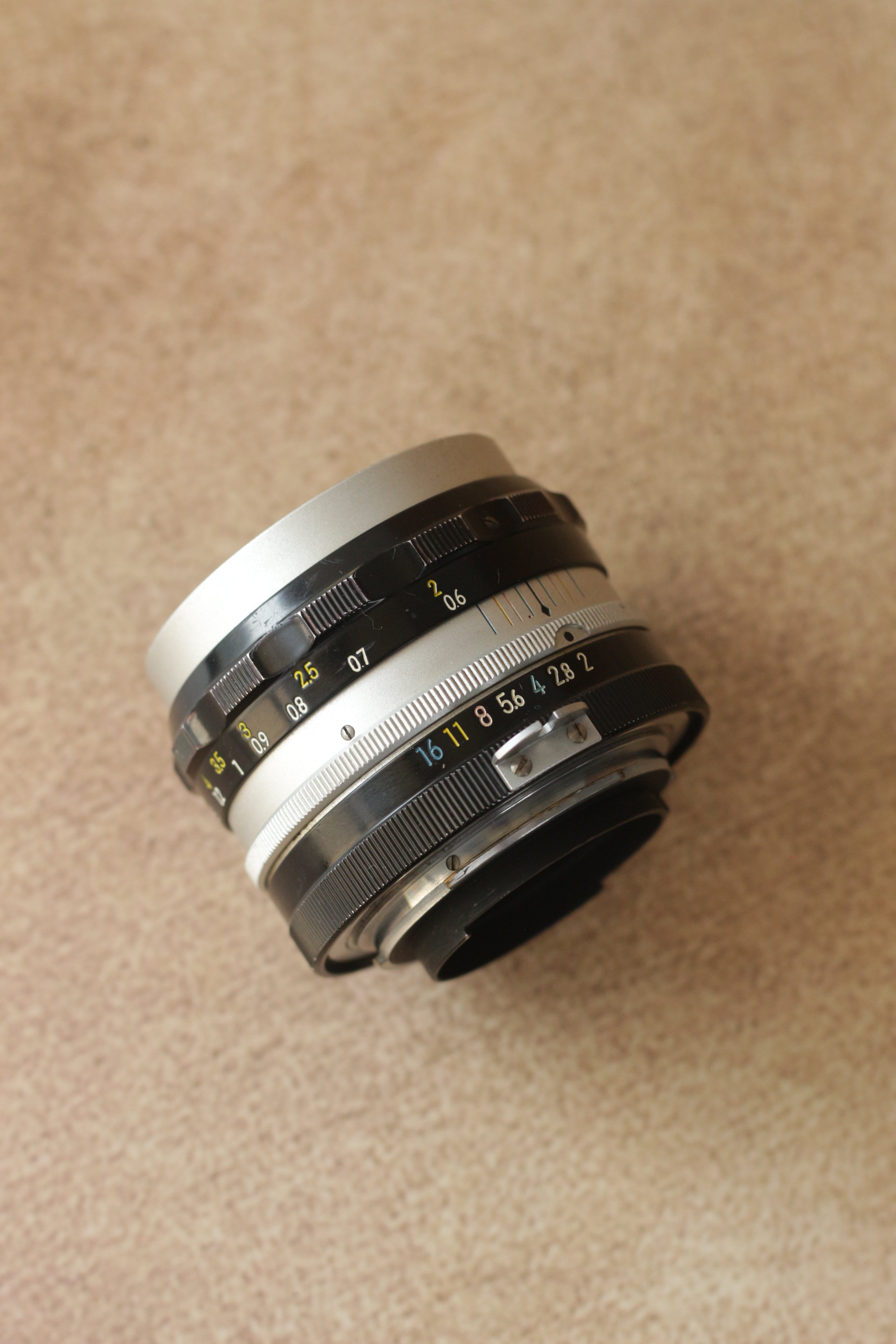 Nikon F + Nikkor-H Auto 50mm f/2 Lens