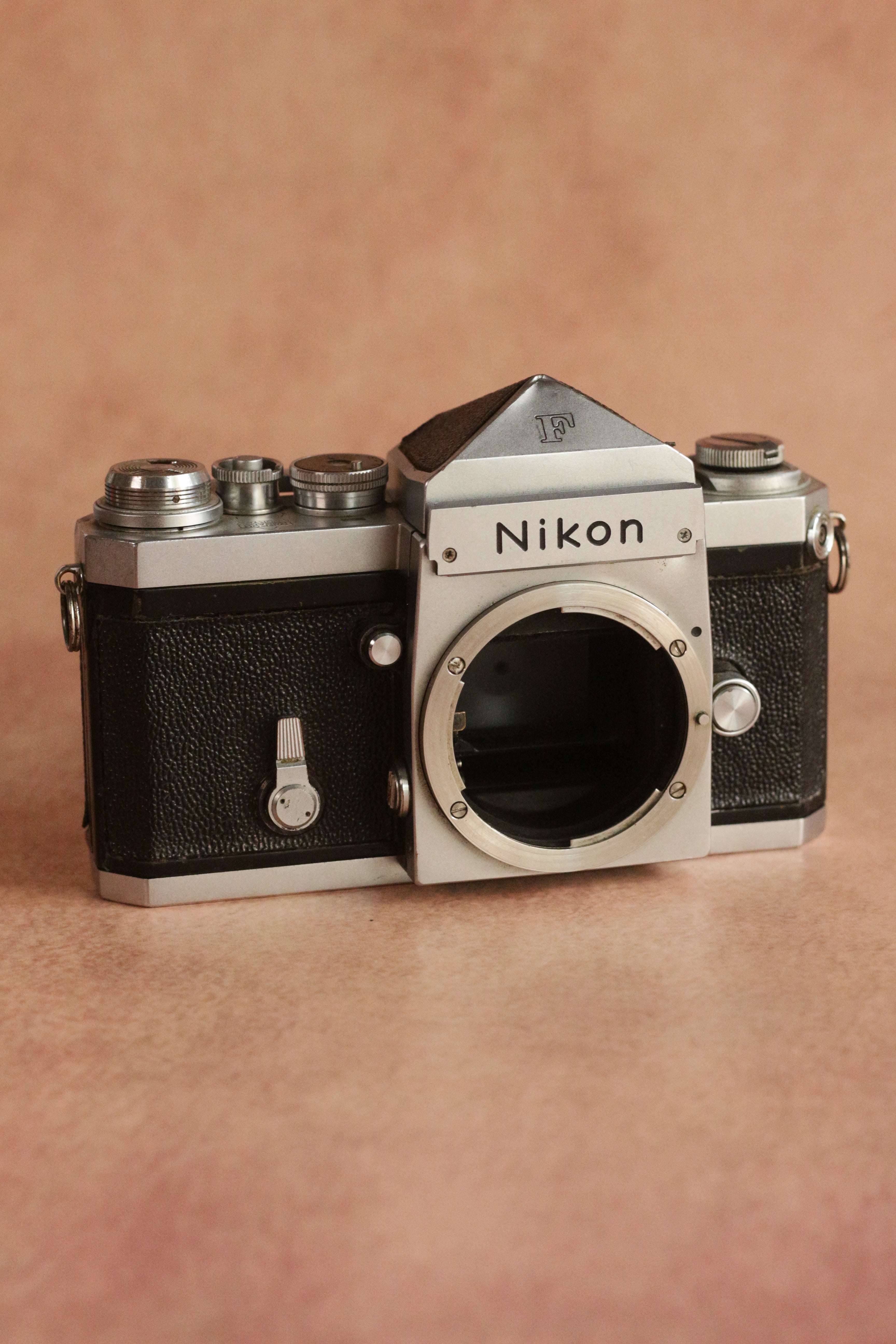 Nikon F + Nikkor-O.C Auto 35mm F2 (non-AI)
